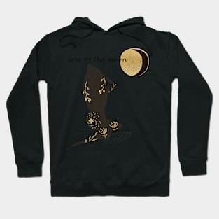 Love by the Moon goddess Hoodie